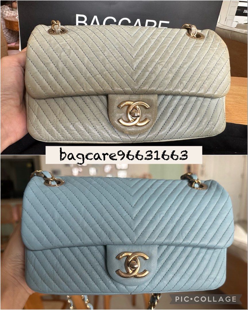 You Must Watch This White Chanel Bag Restoration