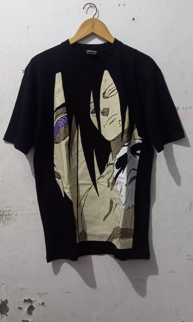 Baju kaos tshirt anime uchiha madara, Fesyen Pria, Pakaian , Atasan di