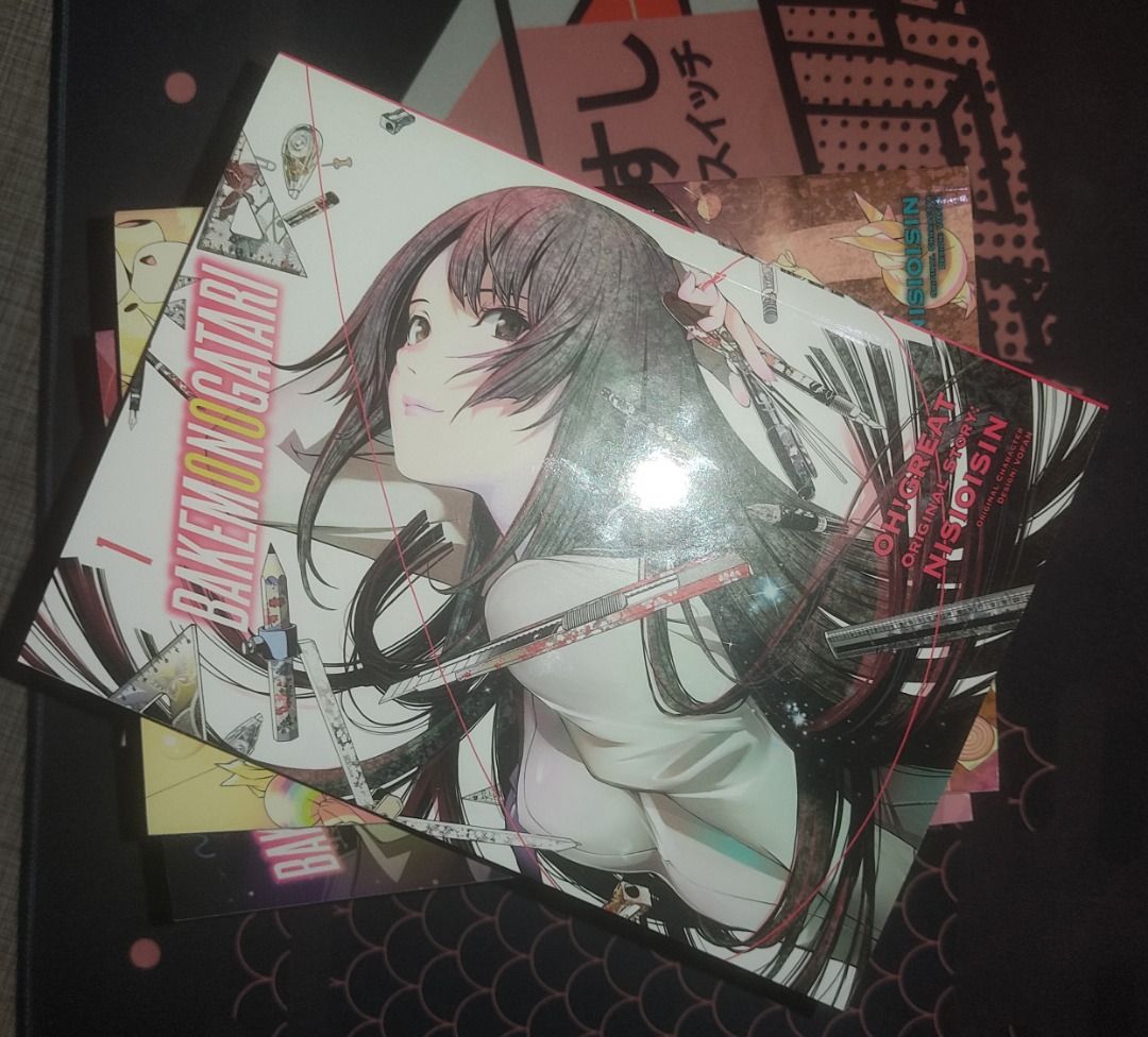 Bakemonogatari Manga - Volume 1-9, Hobbies & Toys, Books & Magazines ...