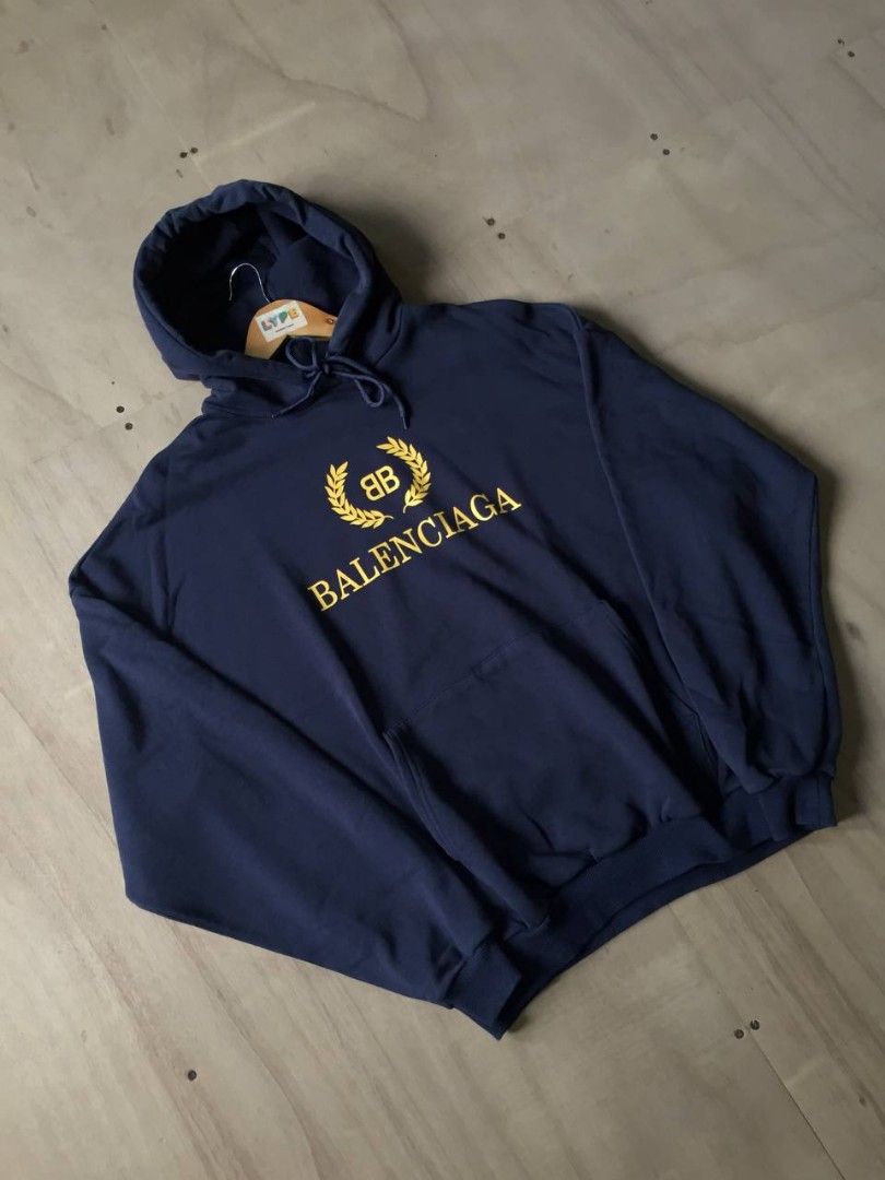 Balenciaga hoodie best sale gold