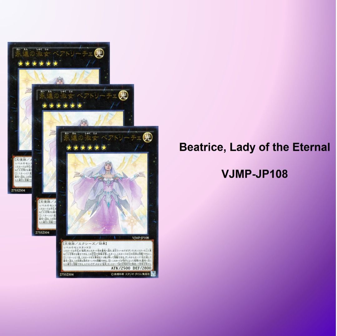 cards like beatrice yugioh : PGL3-EN021 1st Ed Beatrice, Lady of the Eternal Gold Secret Rare Card Best Fairy-Type Yu-Gi-Oh Cards, Ranked