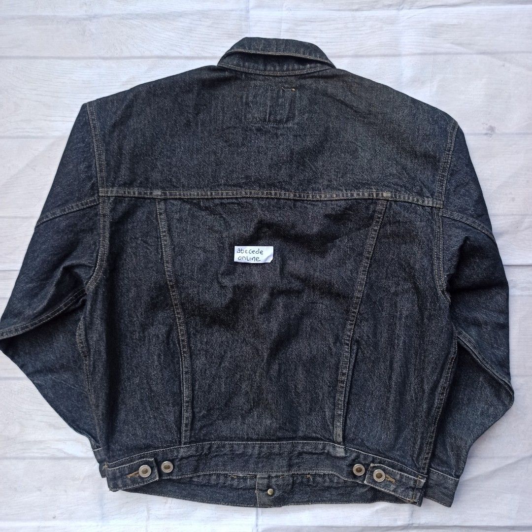 BIG JOHN C-3513 vintage denim jacket size M fit L, made in japan