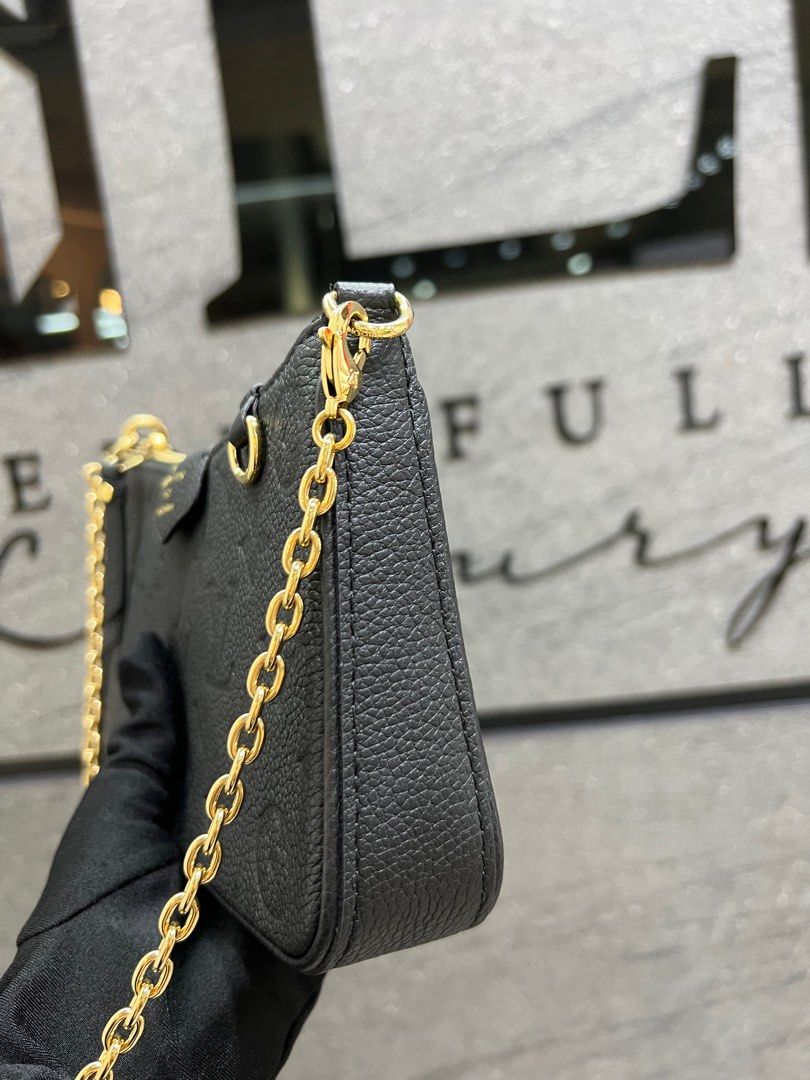 Louis Vuitton Melanie Pouch Empreinte Noir - LVLENKA Luxury Consignment