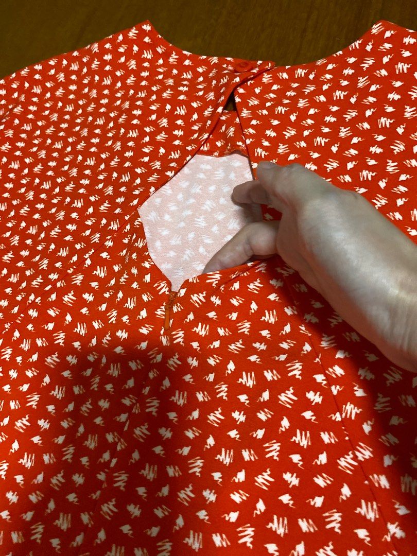Warehouse red deals polka dot dress
