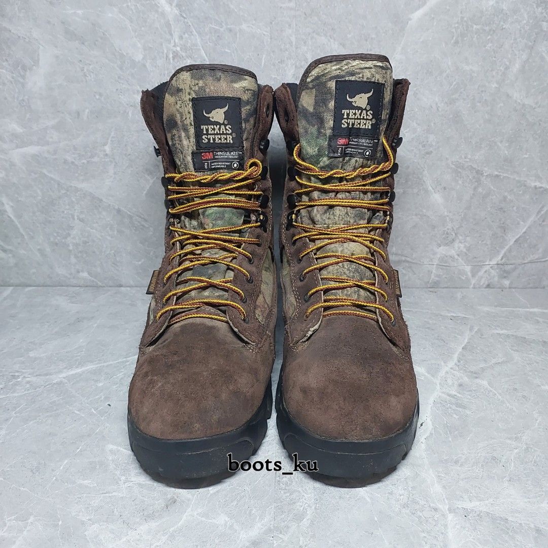 Texas steer camo store boots