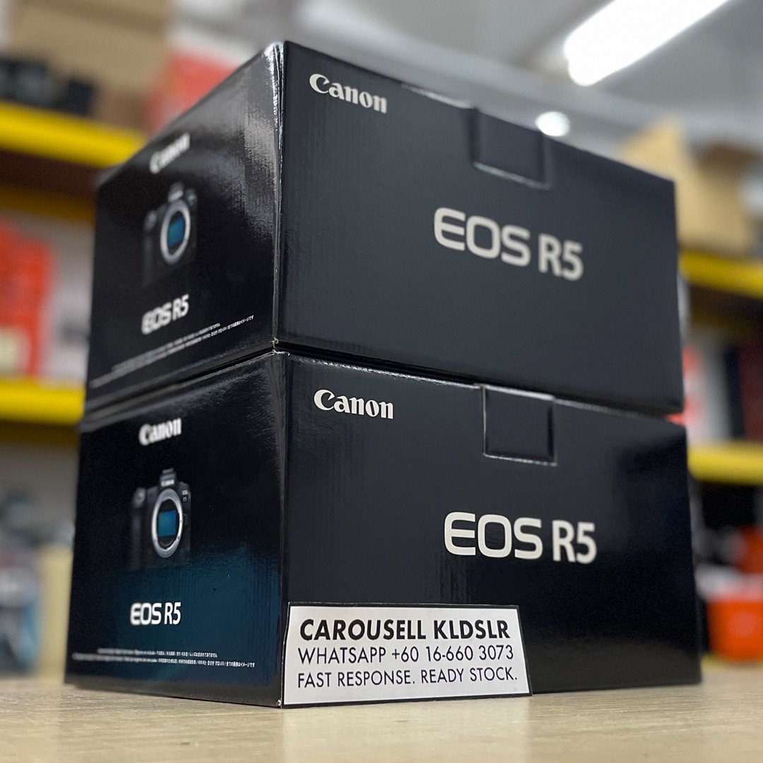 BRAND NEW CANON EOS R5 BODY (Canon Malaysia) 3 Years warranty ...