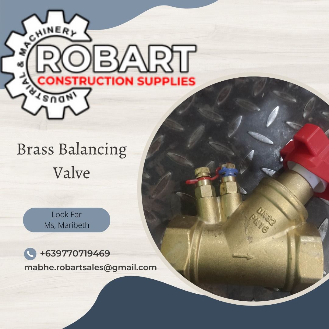 Brass Balancing Valve, Commercial & Industrial, Construction Tools