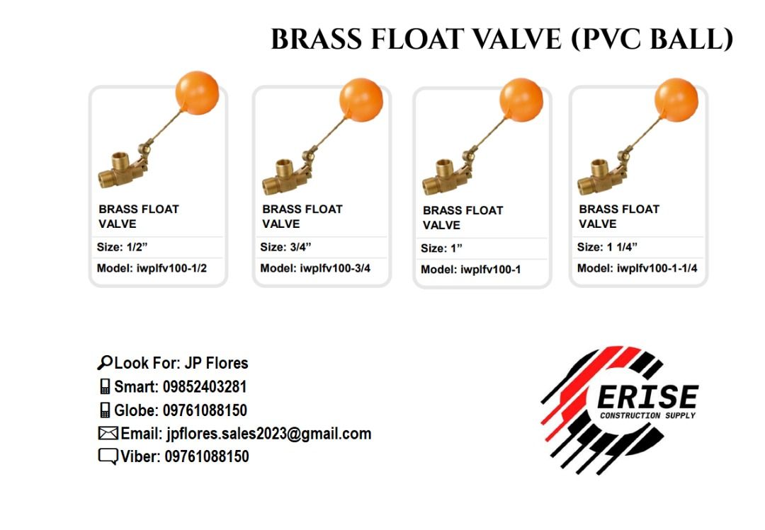 Brass Float Valve, Commercial & Industrial, Construction Tools
