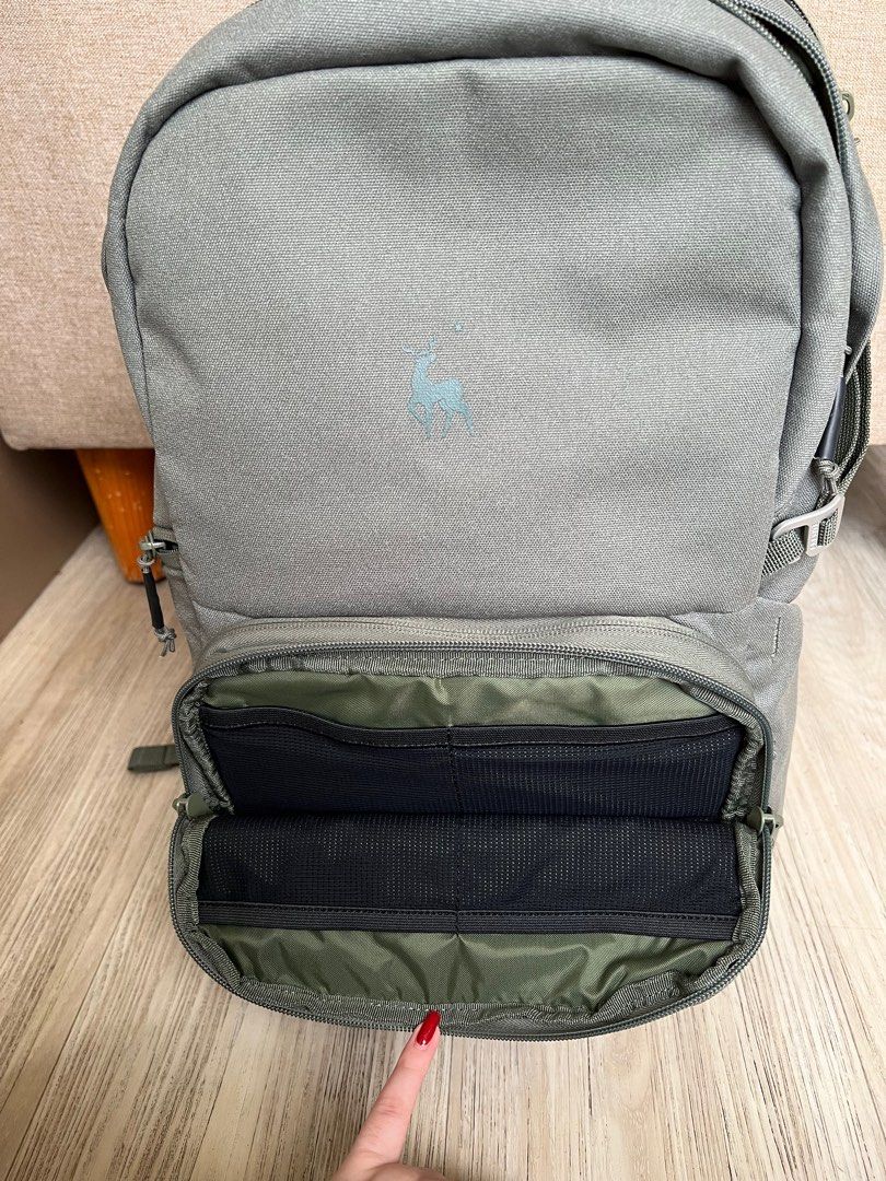 Brevite Photo Backpack in Pine Green on Carousell
