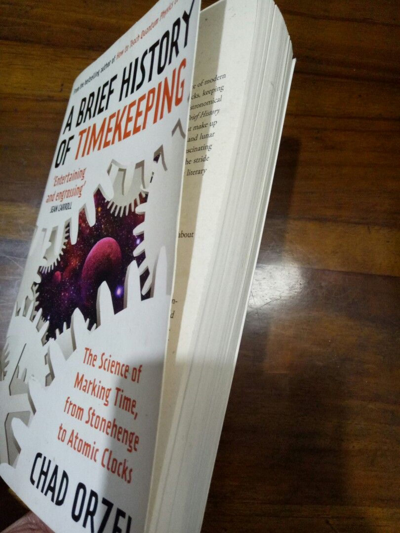 brief history of timekeeping 9780861542154 chad orzel, Hobbies & Toys