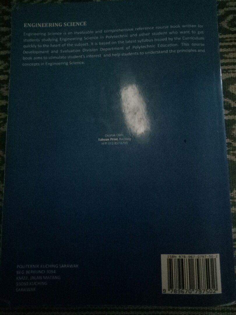 Buku Semester 1 Politeknik Engineering Science, Hobbies & Toys, Books
