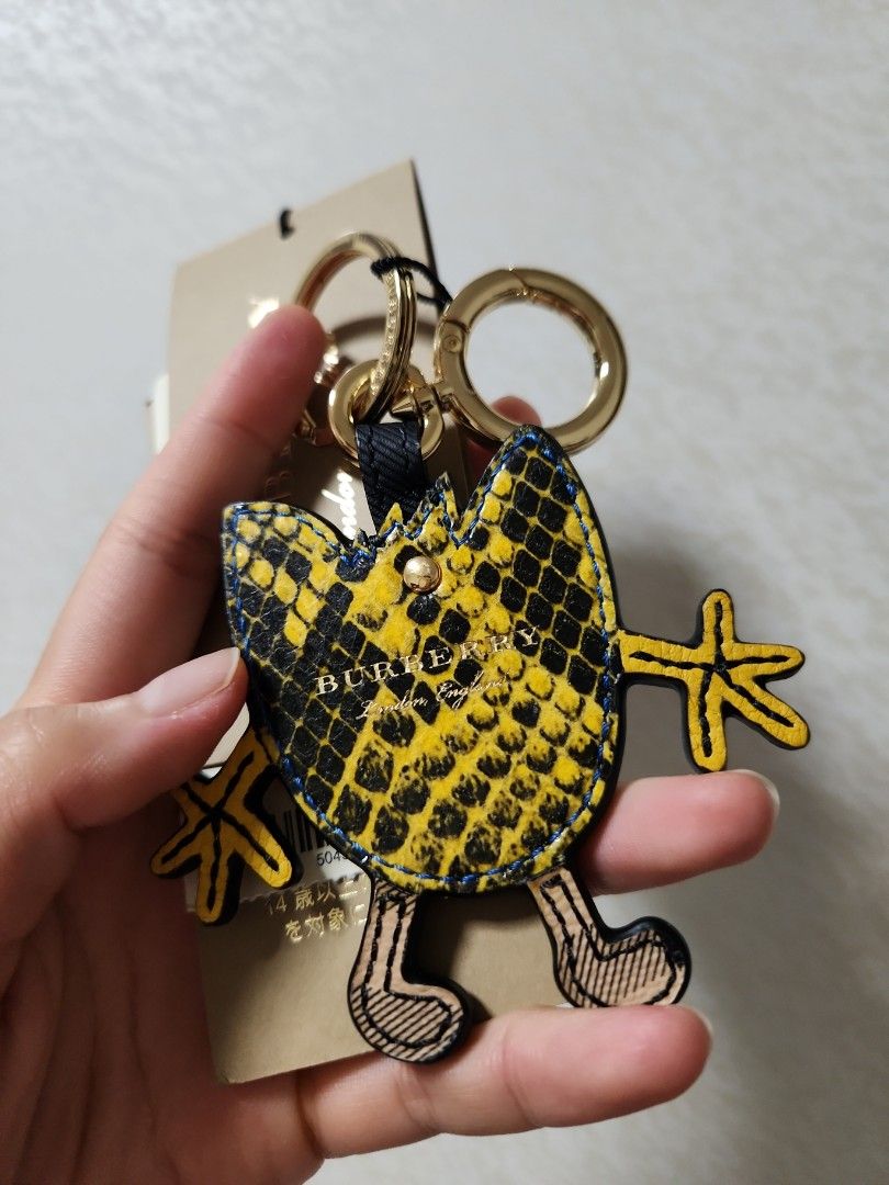 Burberry Creature Python Print Keychain Hobbies Toys Toys Games on Carousell