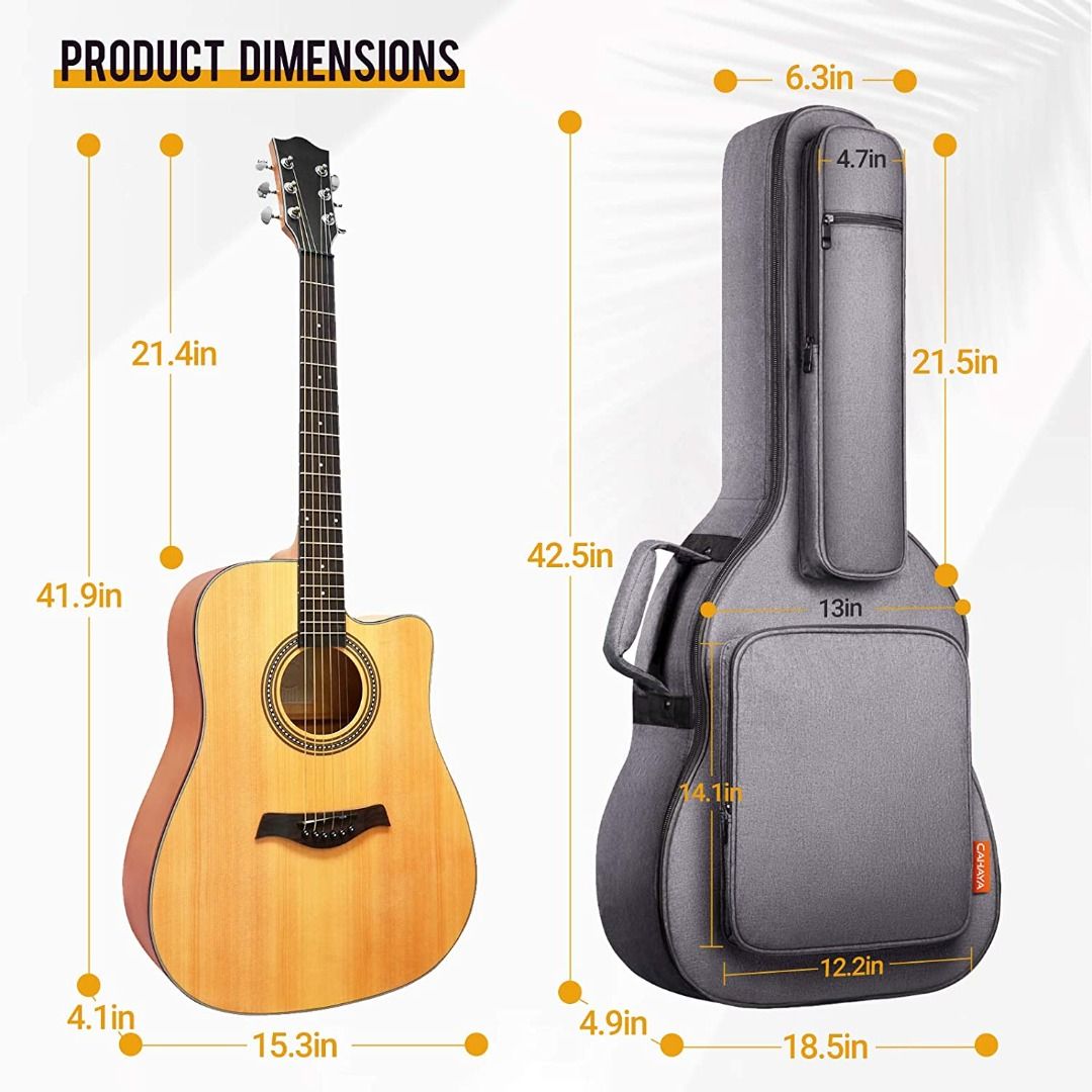 Cahaya discount guitar bag