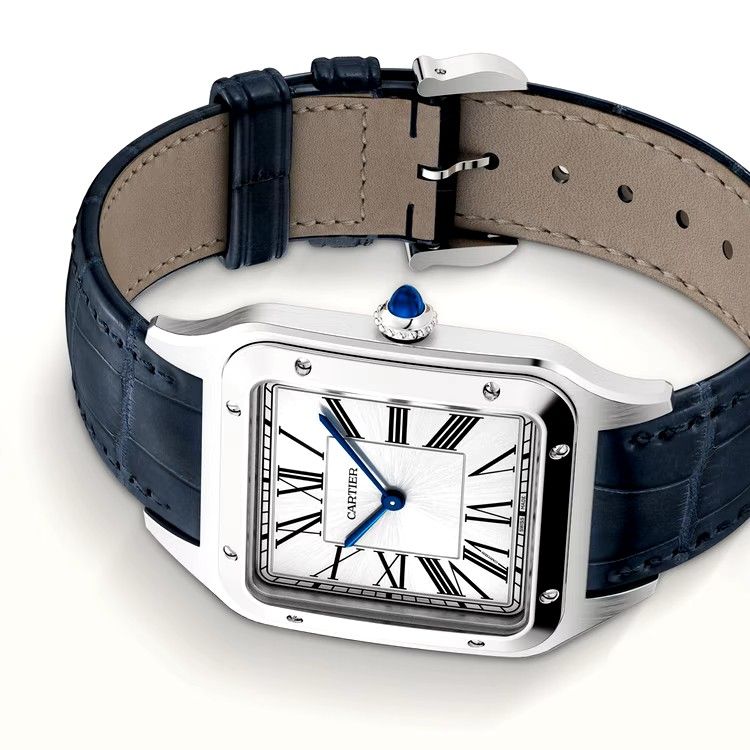 Cartier santos extra best sale large