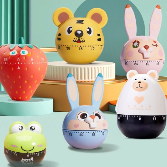Cartoon Mechanical Kitchen Cooking Timer Countdown Timer Study Timer (Category: Other Kitchenware & Tableware) located in Singapore. Submitted by waterstone11 (Listing ID 1219529768, Image 1). Description: Style tiger老虎 panda熊猫 bear小熊 dog小狗 pink bunny粉兔子 blue bunny蓝兔子 strawberry草莓 pear梨子 🔴 BUYER PLEASE TAKE NOTE: 🔴 ☑️ We are a local seller 🙋🏻‍♂️ ☑️ All these items are ready stock in Singapore and it is not preorder. 🇸🇬 ☑️ Due to safety issu