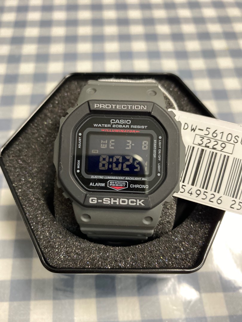 Casio G-Shock 手錶DW-5610SU-8DR, 名牌, 手錶- Carousell