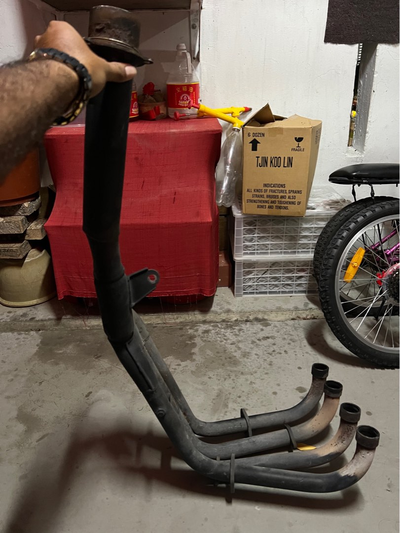 CB400 Super 4 standard exhaust headers, Motorcycles, Motorcycle