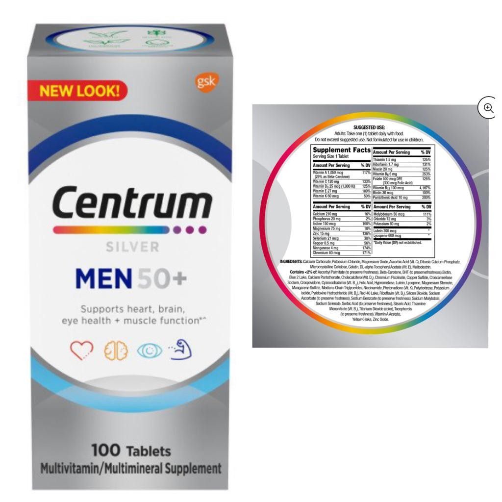 Centrum silver men 50+