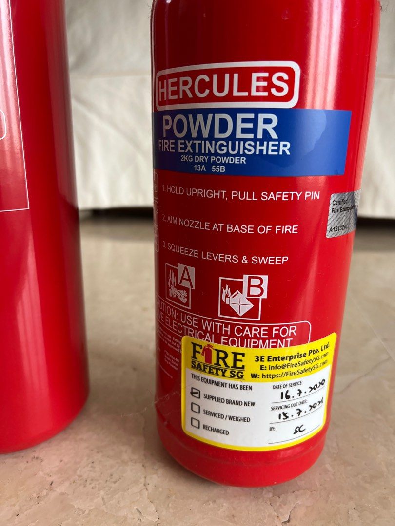 Certified Brand new Fire extinguishers, Furniture & Home Living, Home ...