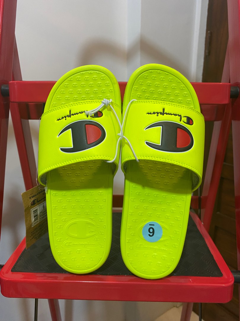 Champion SLIDE UNISEX Women s Fashion Footwear Slippers and