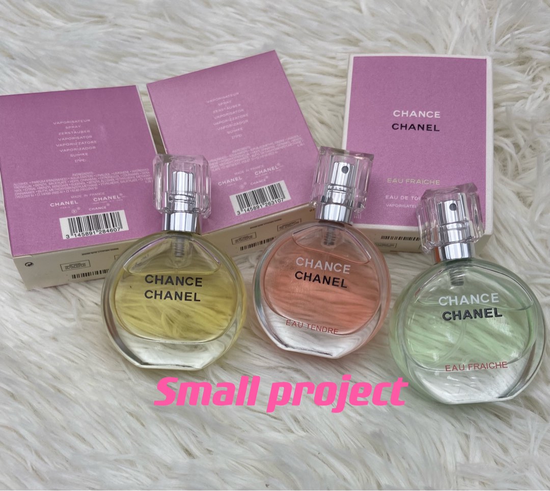 Chance 5in1For Women's Fragrance Gift Set 7.5ml X5 (5 Pieces) US Test Oil  basd Long Lasting