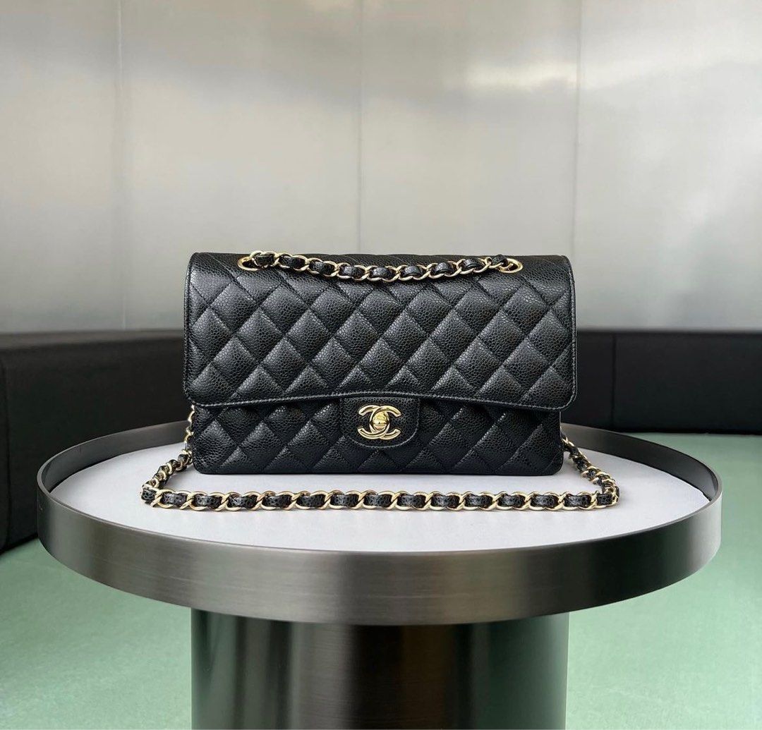 Chanel Classic Quilted Small Double Flap Black Caviar – ＬＯＶＥＬＯＴＳＬＵＸＵＲＹ
