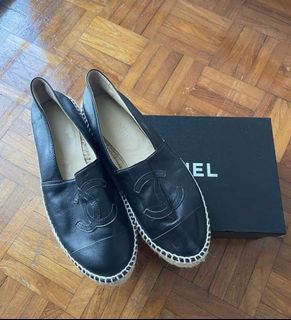 CHANEL, Shoes, New In Box Chanel 22s Espadrilles Lampskin