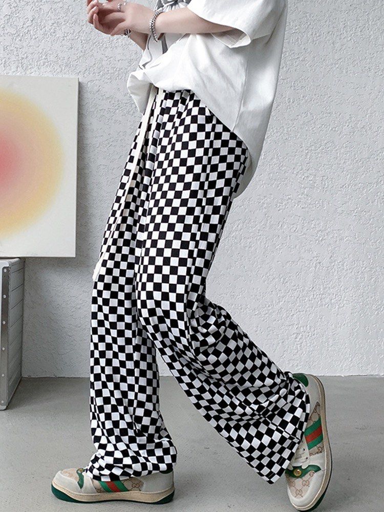 Checkered Pants Men s Fashion Bottoms Joggers on Carousell