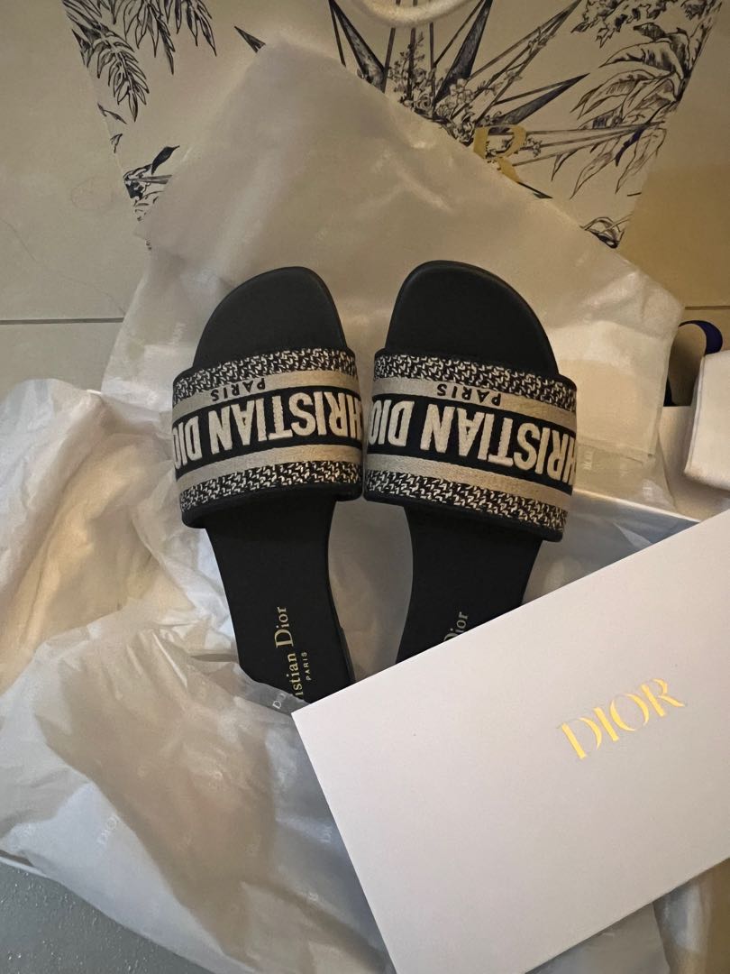 Christian Dior Dway slide on Carousell