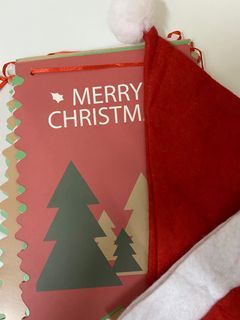 Christmas Banner & Christmas Hat