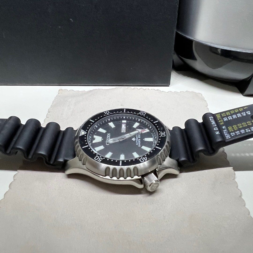 Citizen Promaster Fugu Diver Like New Black Color. A great Seiko Diver Rival,  Seiko SKX/ Seiko Turtle., Men's Fashion, Watches & Accessories, Watches on  Carousell