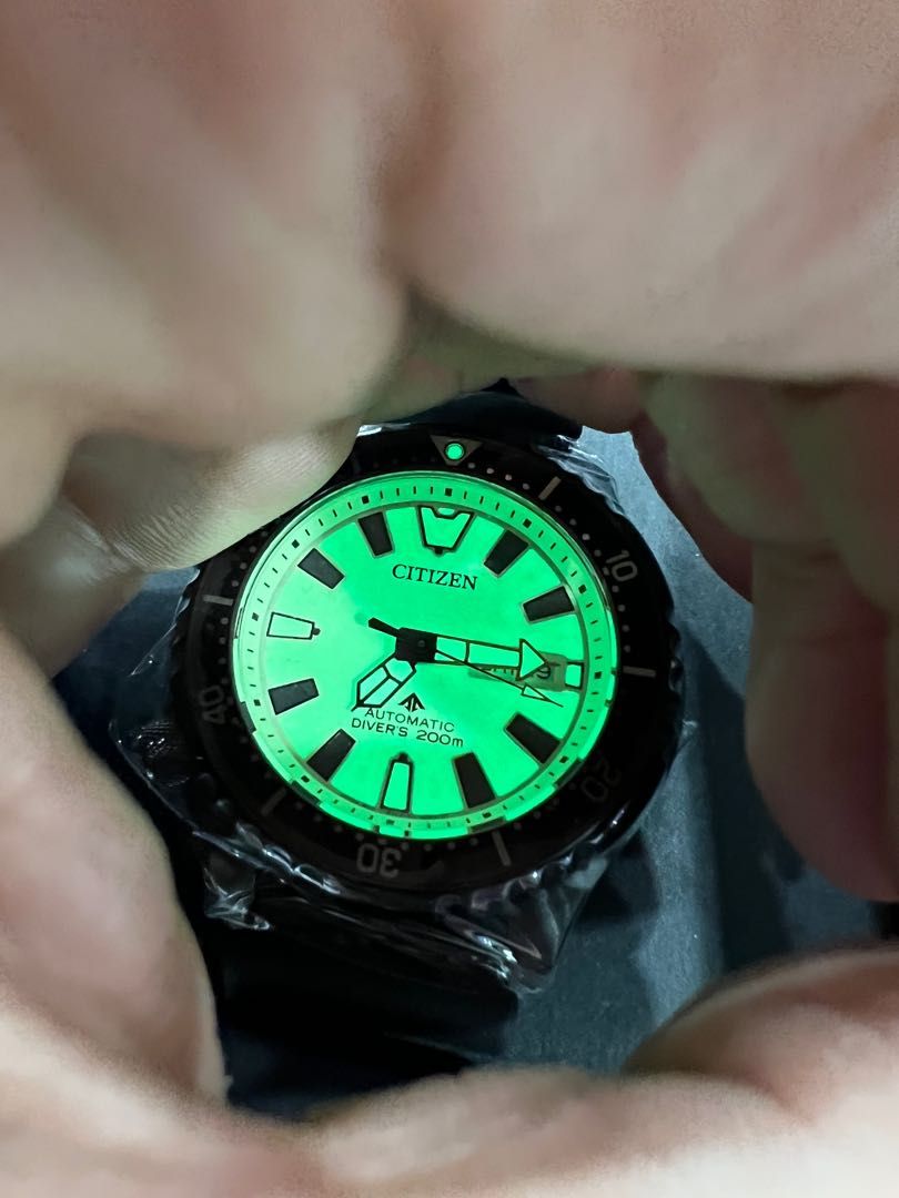 Citizen clearance lume dial