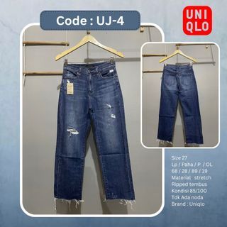 CO-04 Uniqlo Celana Jeans Ripped size 27