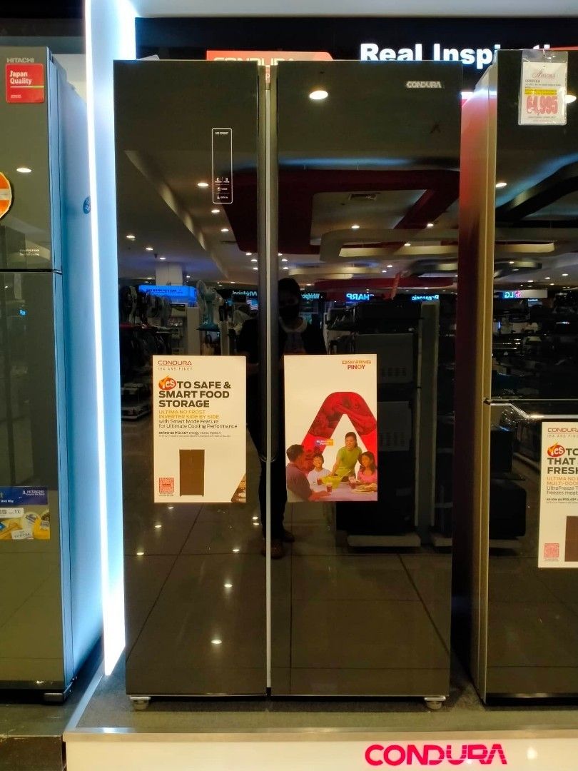 Condura CSS 562i 20 cu.ft. Ultima Side by Side Refrigerator TV Home Appliances Kitchen Appliances Refrigerators and Freezers on Carousell
