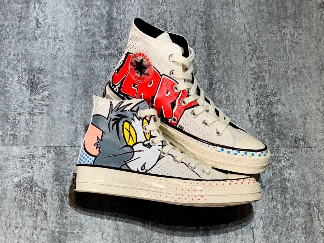 Tom and jerry high top converse store