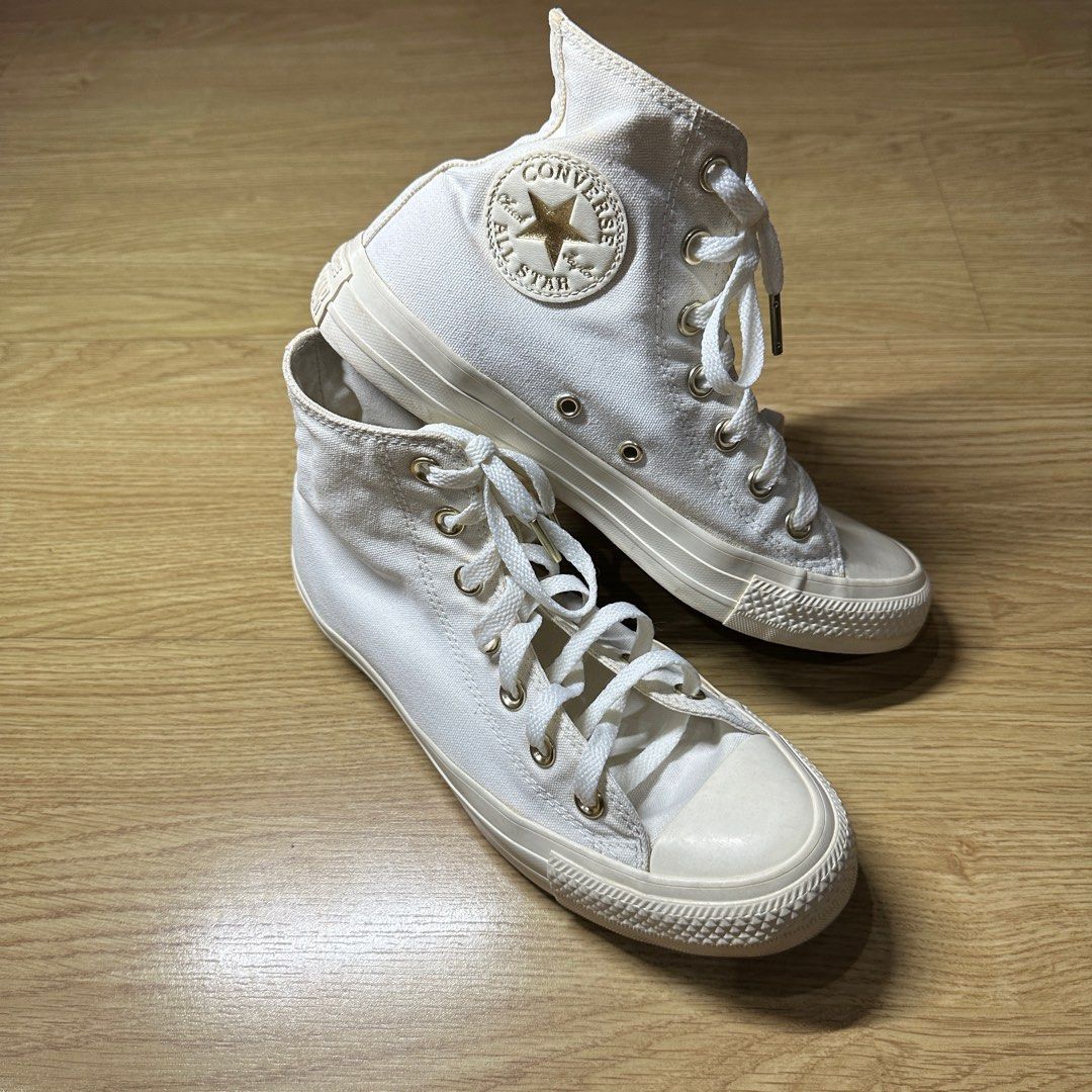 Converse High Cut Off White Womens 7 Women s Fashion Footwear