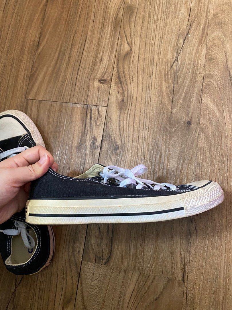 Low top converse all black clearance