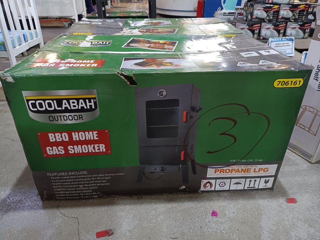 coolabah bbq home gas smoker