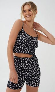 Cotton On 2 Pieces Shirred Sleepwear