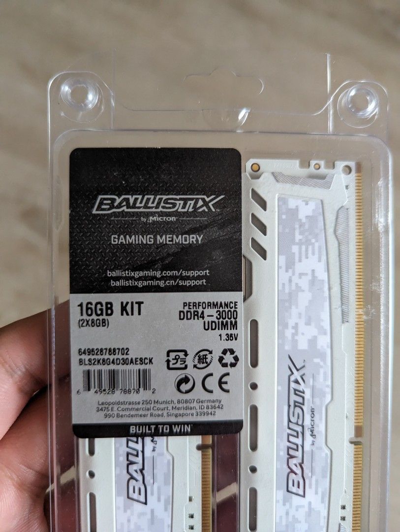 Crucial ballistix sport new arrivals lt bls2k8g4d30aesck