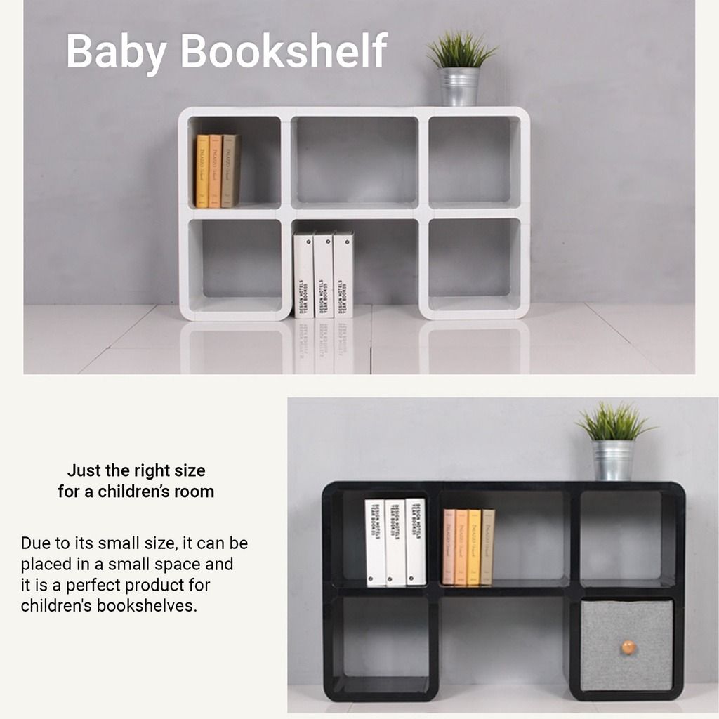 CUBICS 2 Daddy Mommy Baby Bookshelf Furniture Bookcase DIY Rack ...