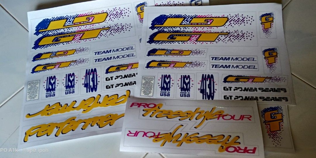 Gt power series decals top