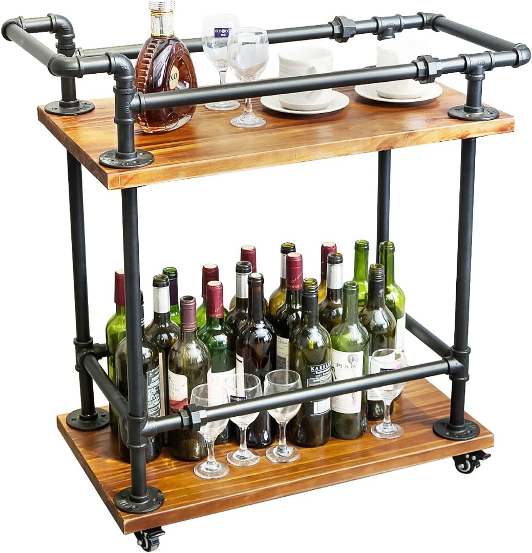 DOFURNILIM Best Bar Carts/Serving Carts/Kitchen Carts/Wine Rack Carts ...