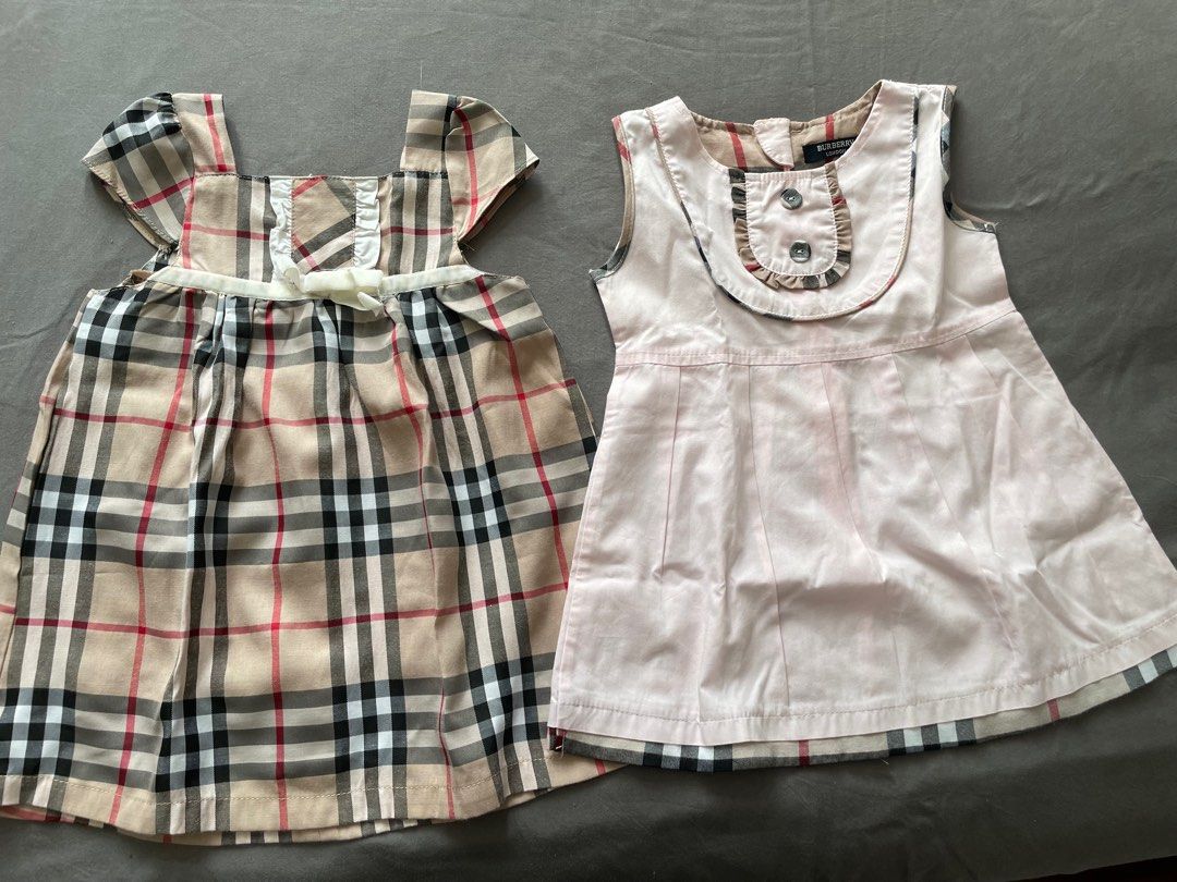 Dress burberry anak perempuan
