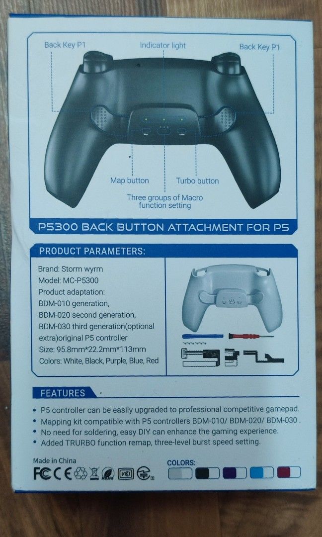 Dualsense PS5 Back Pedal Button Playstation Controller Mod