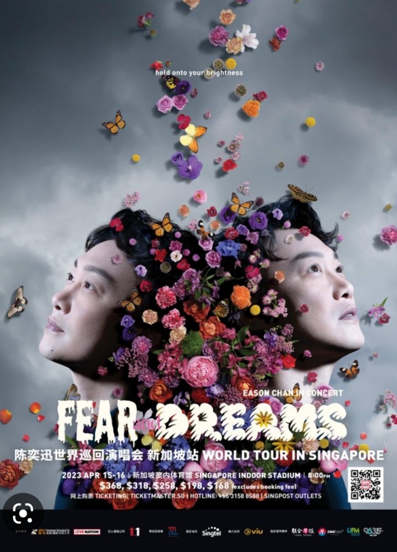 Eason Chan FEAR and DREAMS World Tour In Singapore, Tickets & Vouchers