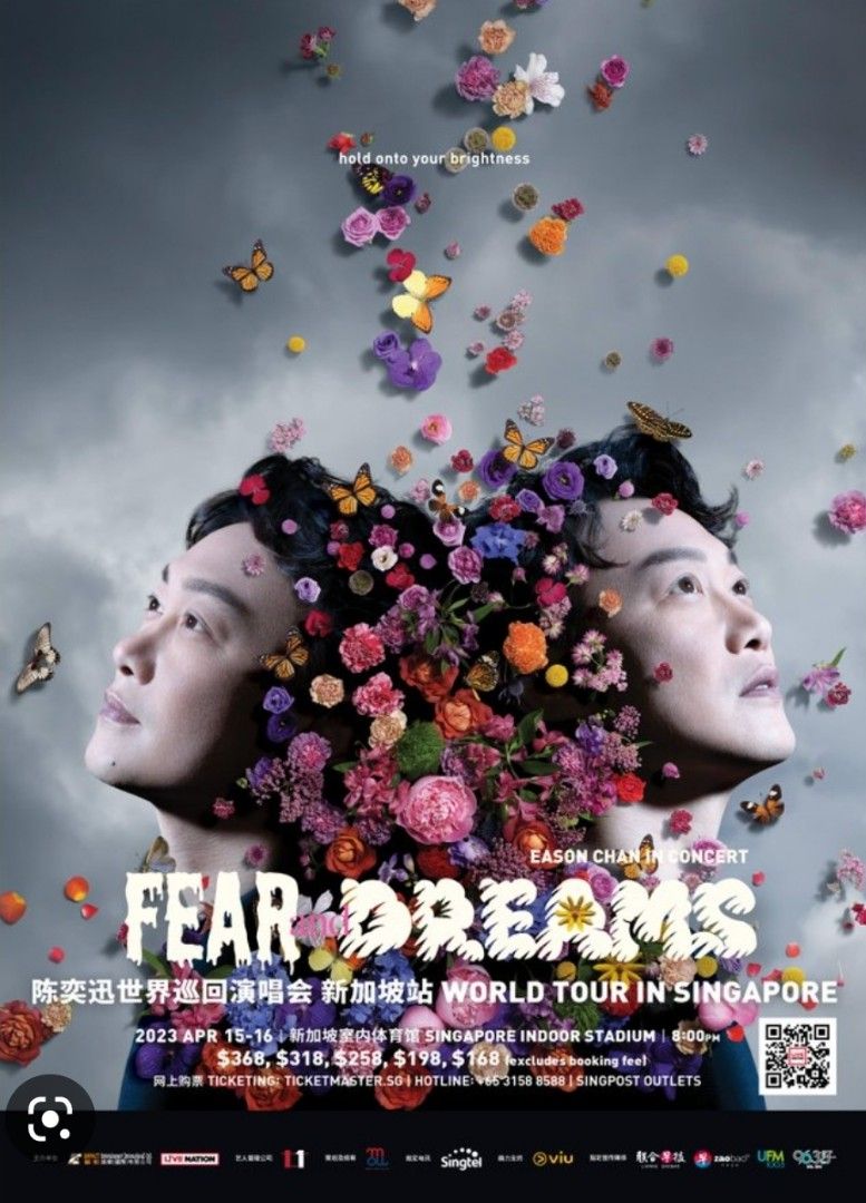 Eason Chan FEAR and DREAMS World Tour In Singapore, Tickets & Vouchers, Event Tickets on Carousell
