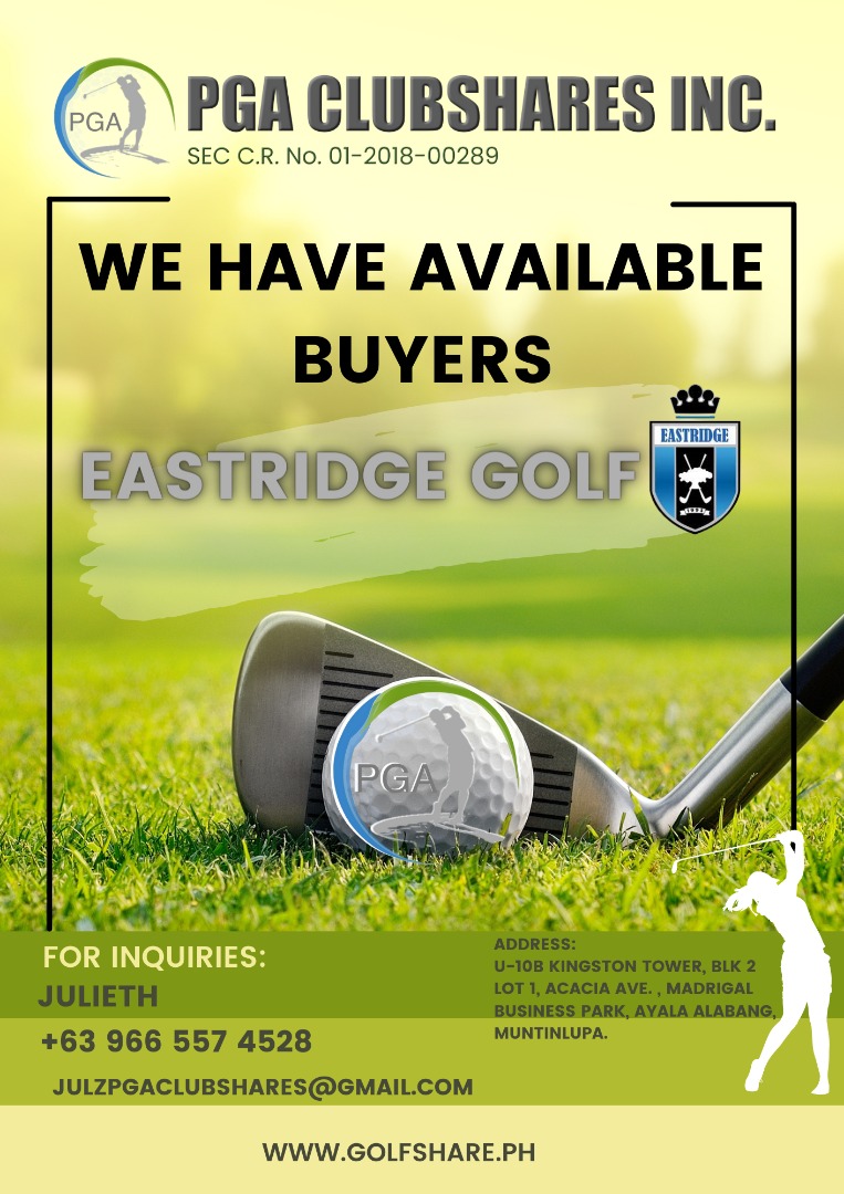 EASTRIDGE GOLF AND COUNTRY CLUB, Sports Equipment, Sports & Games, Golf