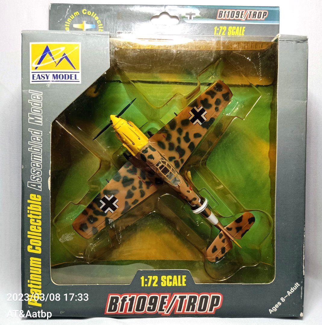 Easy Model 1:72 scale MESSERSCHMITT Bf109E/TROP, Hobbies & Toys, Toys ...