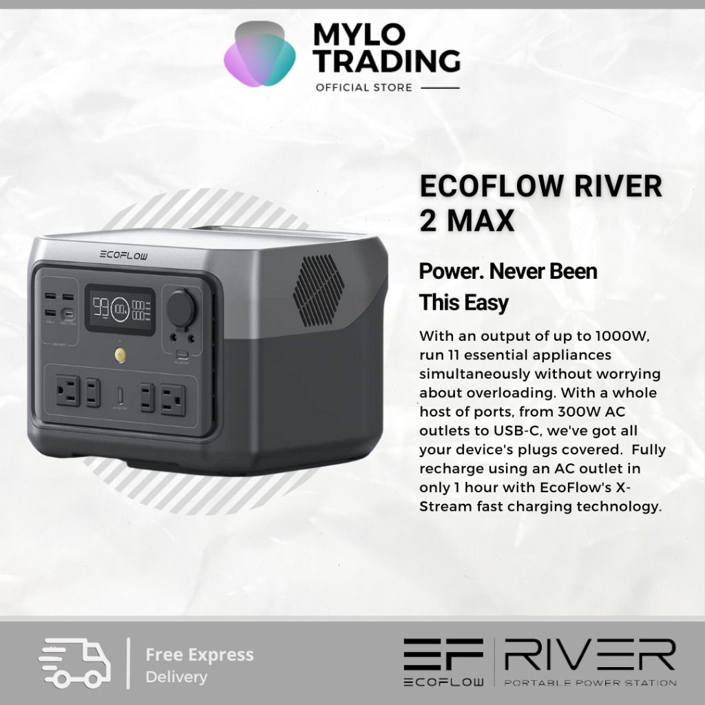 新品未使用】EcoFlow RIVER 2 Max | www.jarussi.com.br